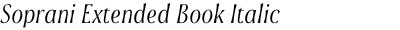Soprani Extended Book Italic